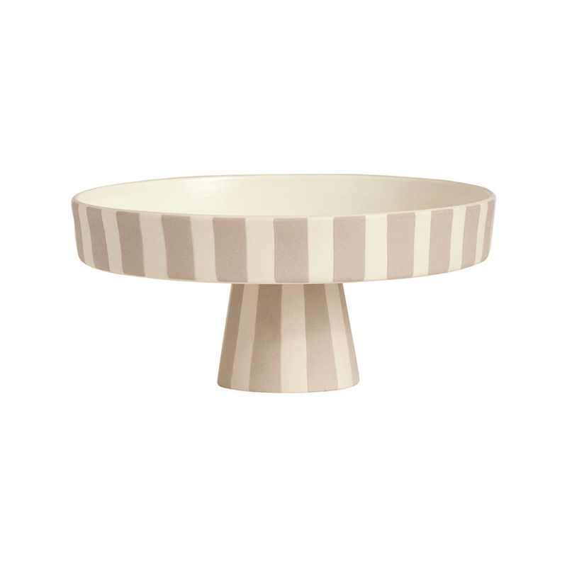 OYOY Toppu Bricka Lera Stengods Ø20 cm