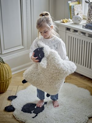 Dolly Matta Vit Ull L84 cm Bloomingville Mini