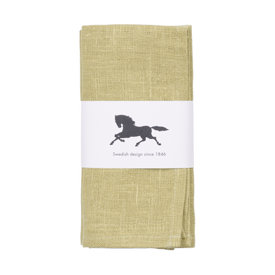Linne, Servett, Ljus Oliv, 45X45Cm (2- Pack)