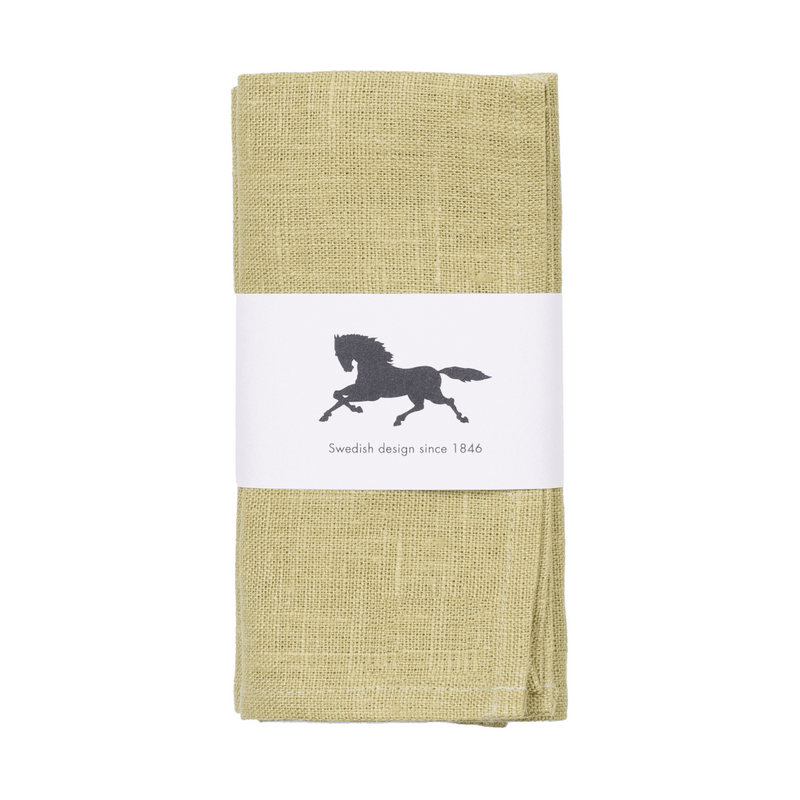 Linne, Servett, Ljus Oliv, 45X45Cm (2- Pack)