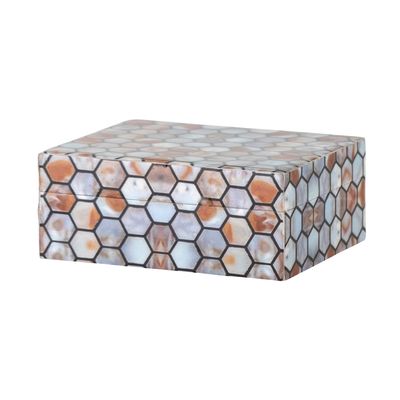 Låda med lock Brun Resin | Bloomingville Creative