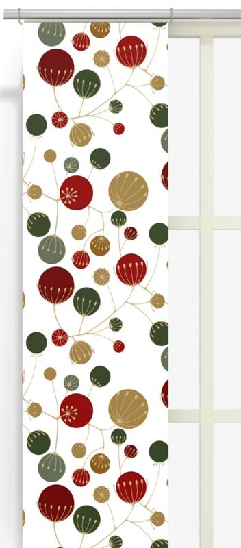 Frö röd/grön panellängd 2 pack Arvidssons Textil