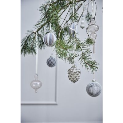 Lene Bjerre Glosille Julhänge H21 cm Linne