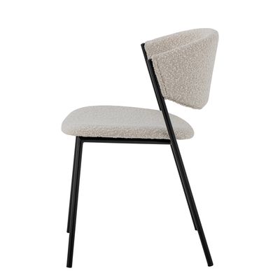 Matsalsstol Vit Polyester Marlo | Bloomingville