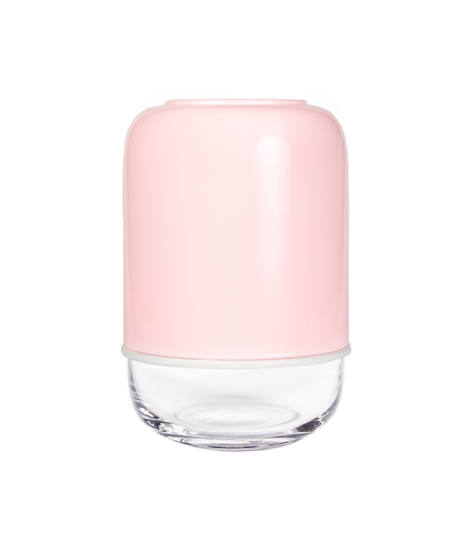 Muurla Capsule Vas Klar/Ljusrosa
