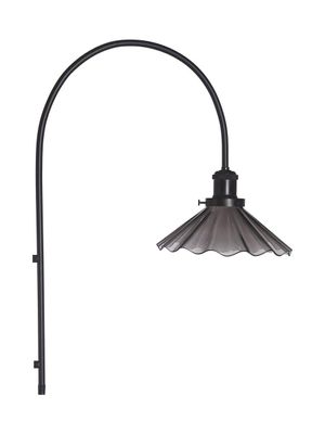 PR Home August Vägglampa Svart Veckad 25cm