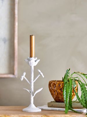Ljusstake Vit Järn | Bloomingville Creative