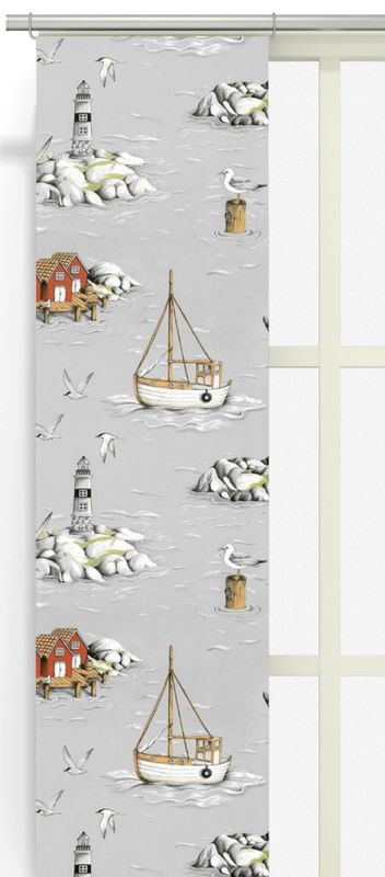 Fiskeskär grå panellängd 2 pack Arvidssons Textil