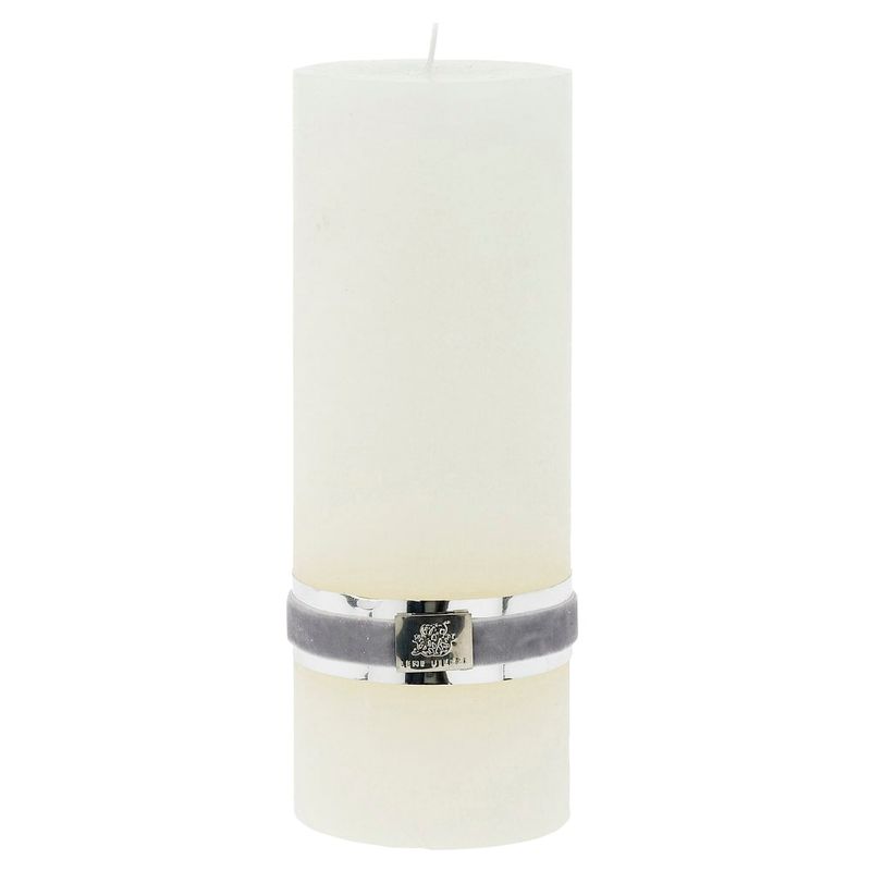 Blockljus Rustic Benvit Paraffin Lene Bjerre