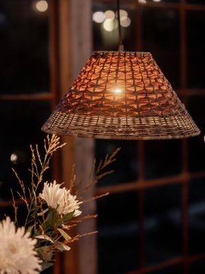 Lisen Taklampa Brun natur 45cm | PR Home