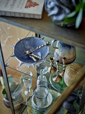 Bloomingville Asha Dricksglas, Transparent, Återvunnet Glas Ø8xH13 cm, Set om 4