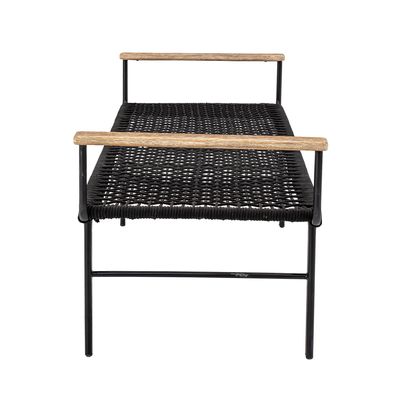 Bänk Svart Metall Mundo | Bloomingville