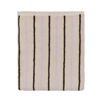 Handduk Beige / Brun / Lavendel Ekologisk Bomull OYOY LIVING