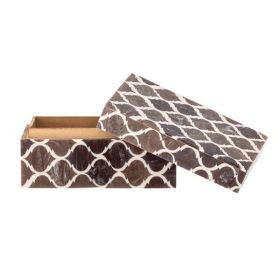 Låda med lock Brun Resin | Bloomingville Creative