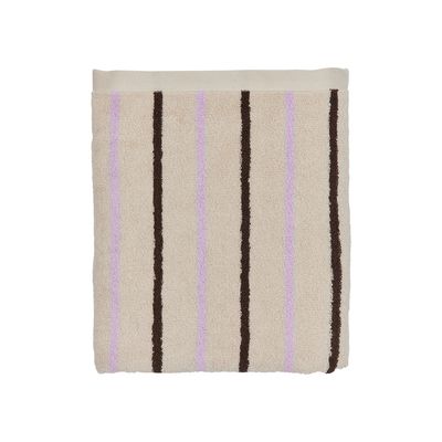 Handduk Beige / Brun / Lavendel Ekologisk Bomull OYOY LIVING