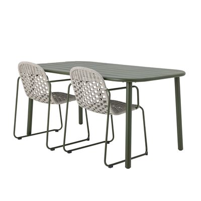 Calana Matbord Grön Järn L160 cm Bloomingville