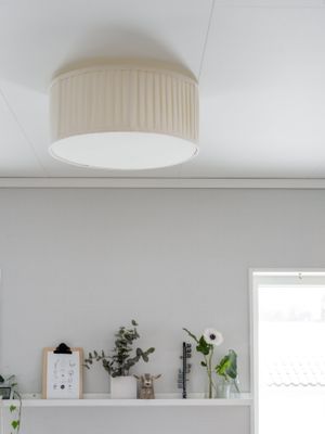 PR Home Plafond Plissé Offwhite 45 cm
