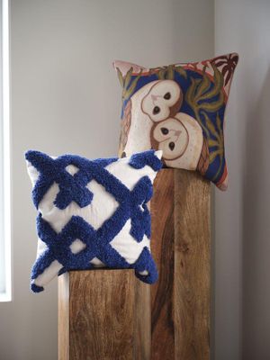 Svanefors Ines Kuddfodral Blå 45x45 cm