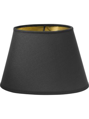 PR Home Oval Lampskärm Svart/Guld 25cm