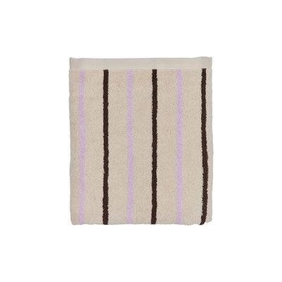 Handduk Beige / Brun / Lavendel Ekologisk Bomull OYOY LIVING