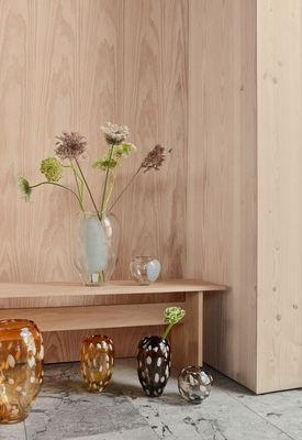 OYOY Jali Vas Isblå Glas Ø21.5 cm