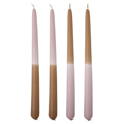 Ljus Rosa Paraffin Burma Pack of 4 | Bloomingville