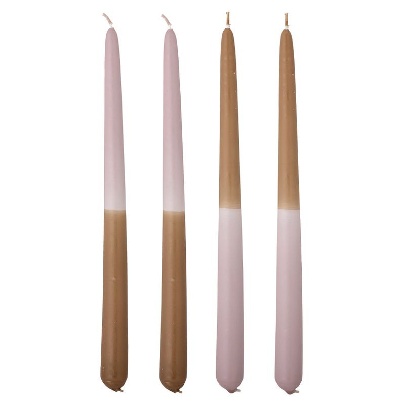 Ljus Rosa Paraffin Burma Pack of 4 | Bloomingville