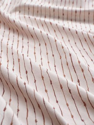 Svanefors Unni Gardin 2-pack Brun 140x280 cm