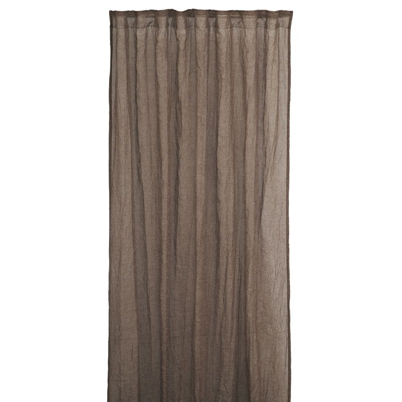 Jakobsdals Mirja Gardinset 130x275 cm Brun