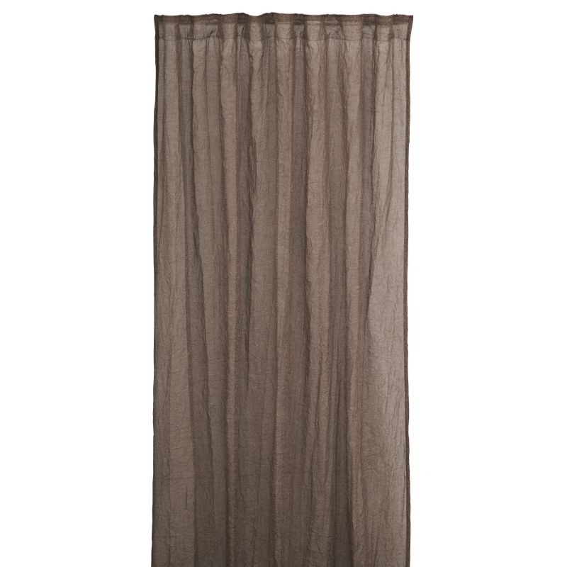 Jakobdahls Mirja Gardinset 130x275 cm Brun