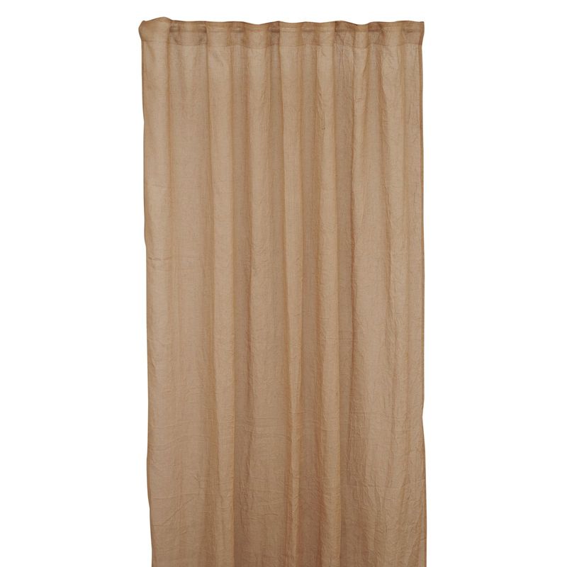 Jakobsdals Mirja Gardinset 130x275 cm Ljus rost