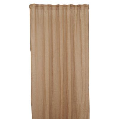 Jakobdahls Mirja Gardinset 130x275 cm Ljus rost