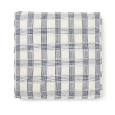 Jakobsdals Quadro Sittdyna 40x40x5 cm Blå/Vit