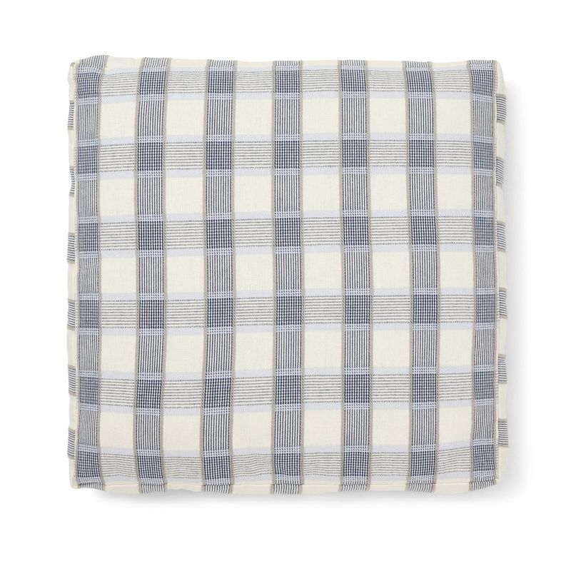 Jakobsdals Quadro Sittdyna 40x40x5 cm Blå/Vit