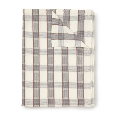 Jakobdahls Quadro Duk 140x260 cm Svart/Offwhite
