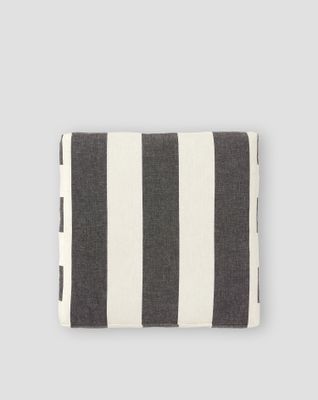 Jakobdahls Striato Sittdyna 40x40x5 cm Svart/Offwhite