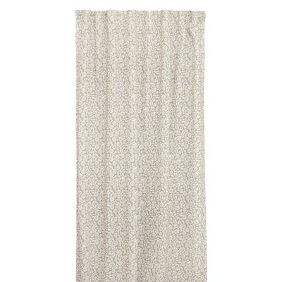 Jakobsdals Fiora Gardinset 2x140x240 cm Beige/Vit