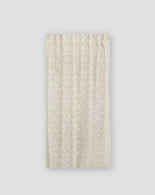 Jakobdahls Fiora Gardinset 2x140x240 cm Beige/Vit