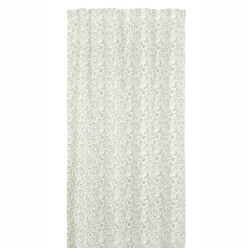 Jakobdahls Granata Gardinset 2x140x240 cm Grön/Vit