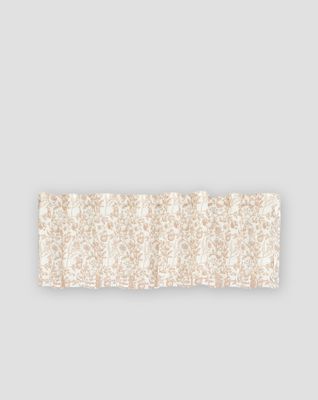 Jakobdahls Granata Kappa 50x250 cm Ljusbrun/Vit