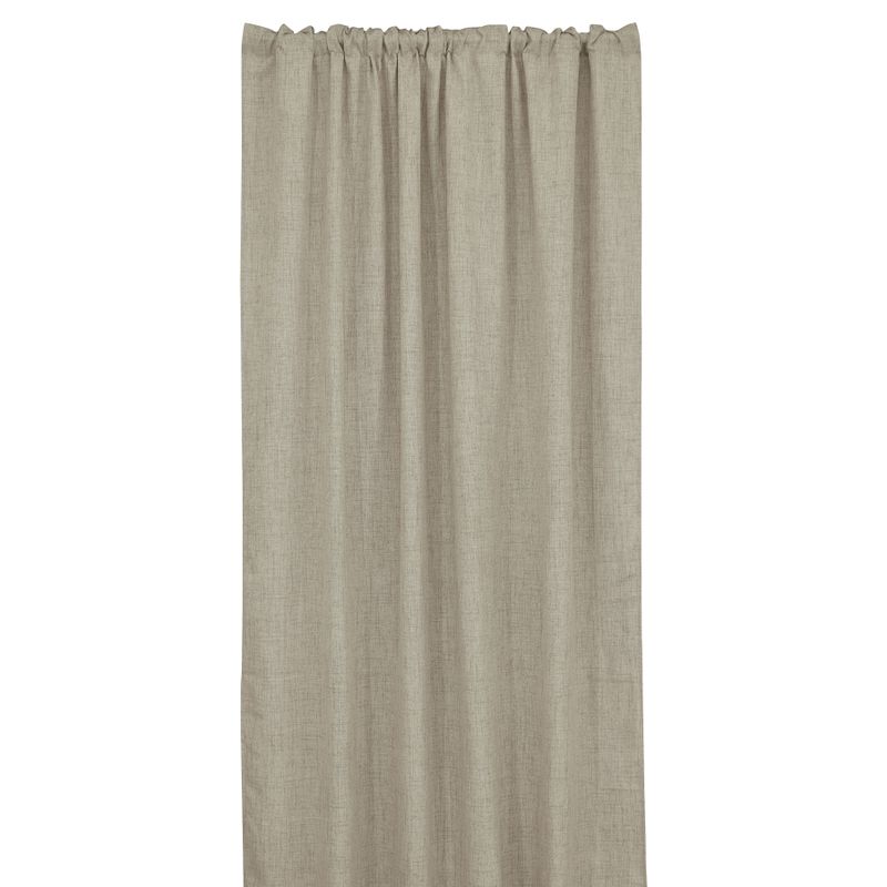 Jakobdahls Malin Gardinset med rynkba 2x140x275cm Natur