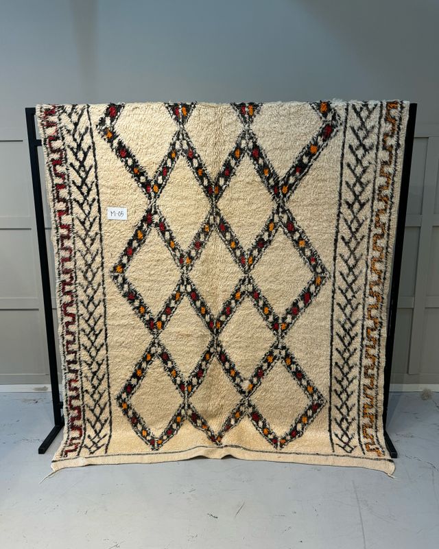 Jakobdahls Vintage Matta M 266x178 cm Natur/Multi