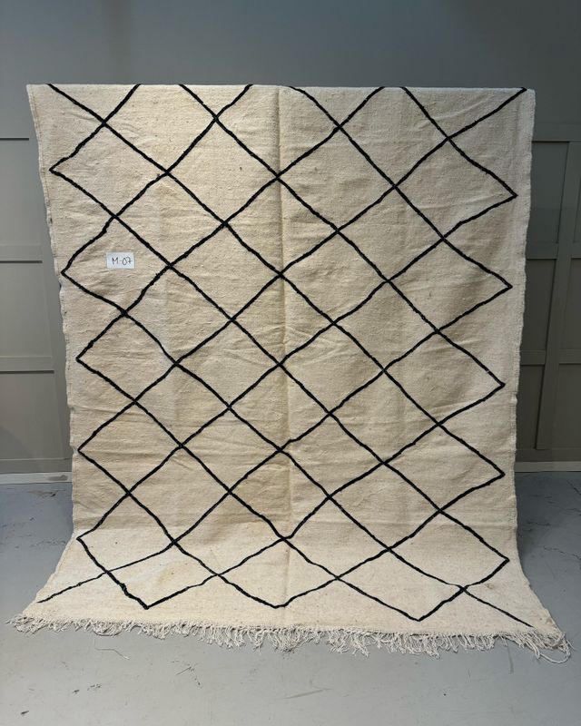 Jakobdahls Vintage Matta M 300x170 cm Brun/Vit