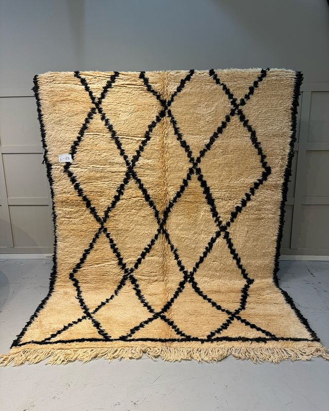 Jakobdahls Vintage Matta L 195x305 cm Natur/Svart