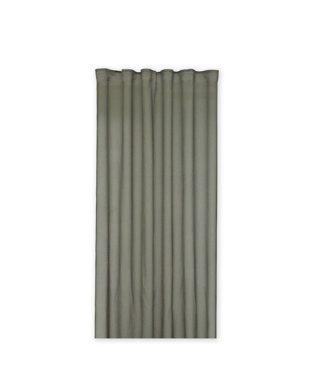 Jakobsdals Brooke Gardinset 2-pack 2x140x275cm Mossa
