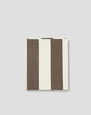 Jakobdahls Striato Vaxduk 140x260 cm Mocka