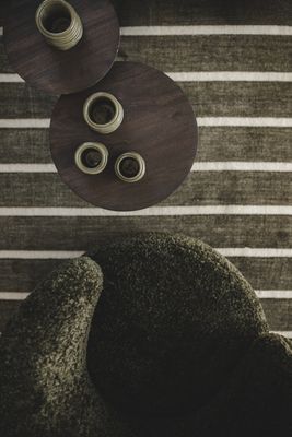 Jakobsdals Deco Stripe Matta 200x300 cm Mossa