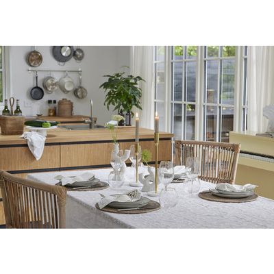 Lene Bjerre Filisa Kudde Mörkgrå Linne 60x60 cm