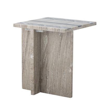 Clea Sidobord Brun Marmor H40cm Bloomingville