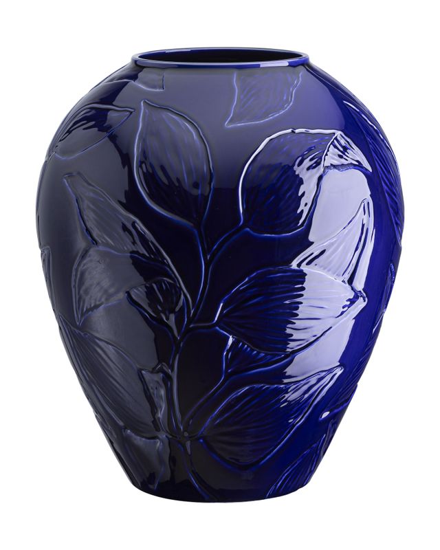 Bergs Potter Florita GLAZED Vas H45 cm, Agatblå